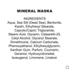 Image of Mineral mask